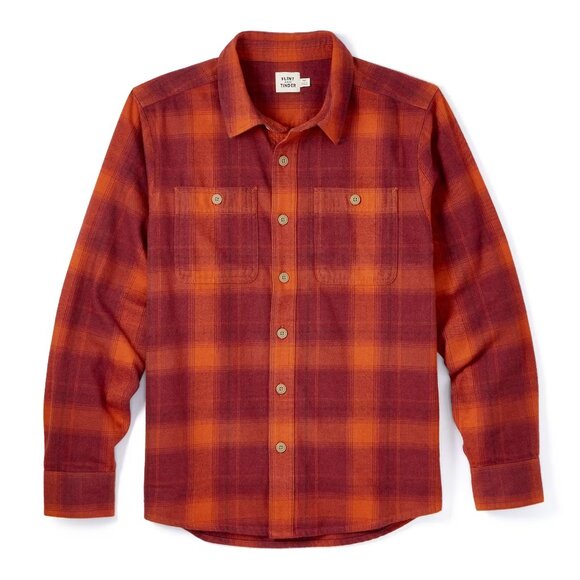 Flint and Tinder Other - Flint and Tinder - Ranger Longsleeve Workshirt Flannel - Large - Sunset Plaid